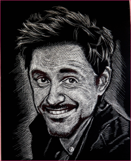 Custom Face Sketch – Single Person (Unframed)